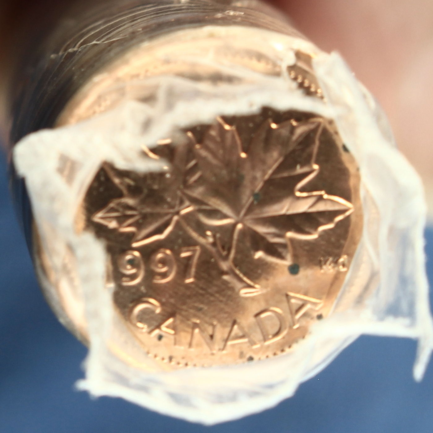 Canada 1997 Original Mint Roll of Pennies   1