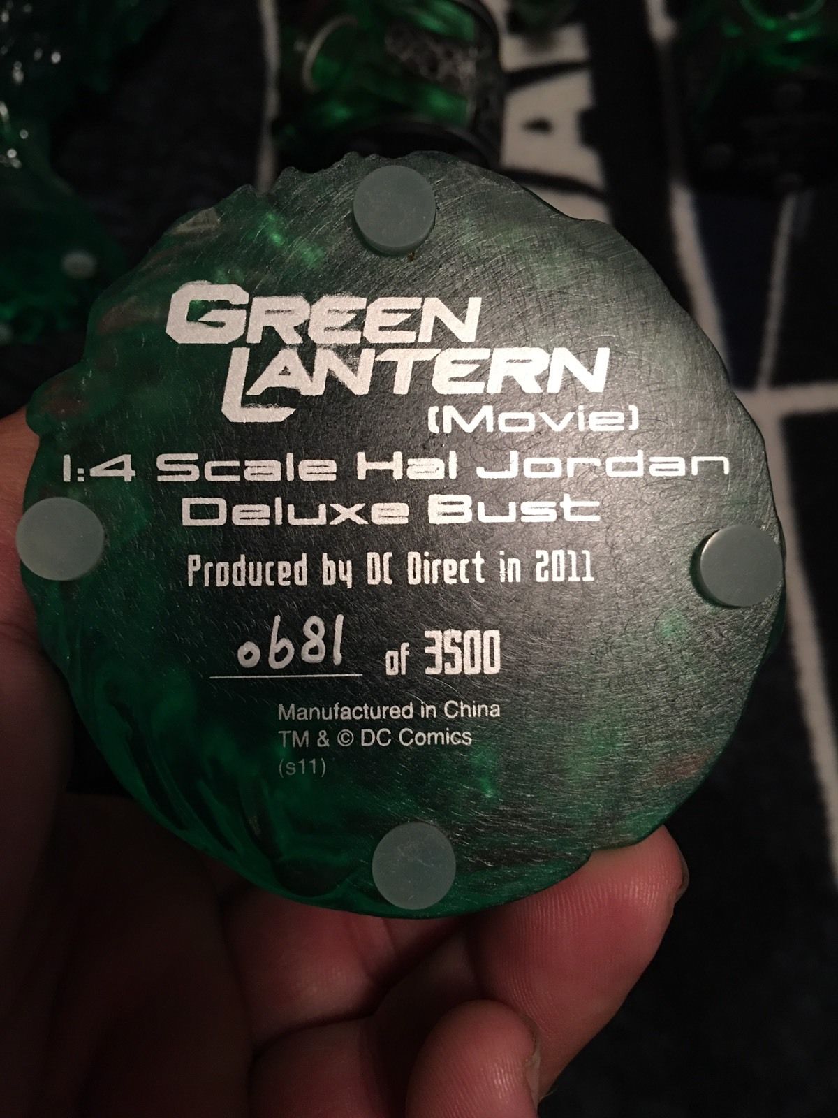 DC Direct Green Lantern Movie Hal Jordan 1/4 Scale Deluxe Bust #0681/3500