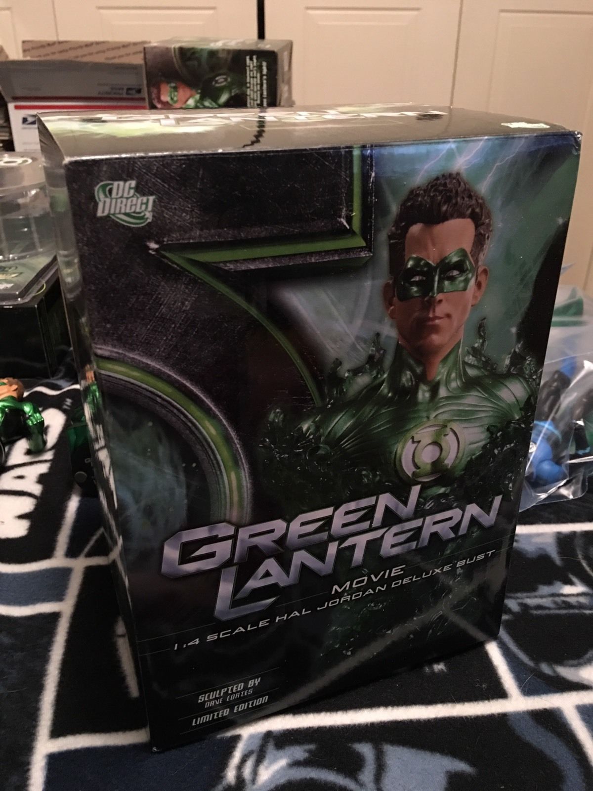 DC Direct Green Lantern Movie Hal Jordan 1/4 Scale Deluxe Bust #0681/3500