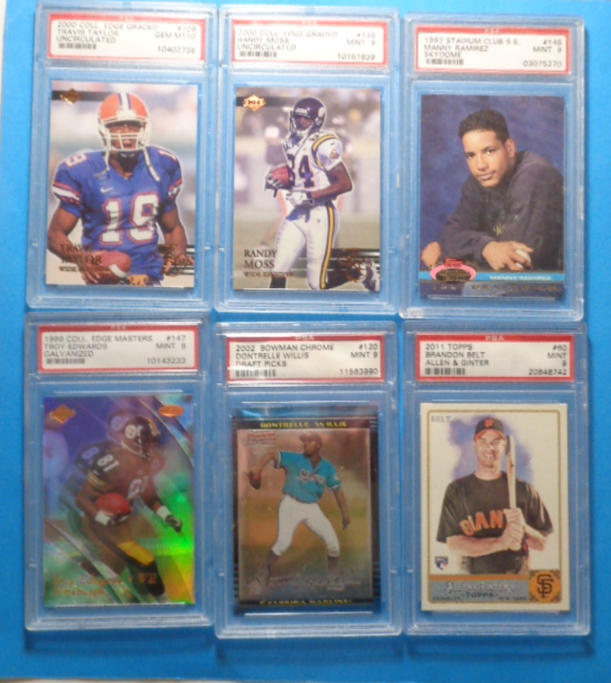 LOT of (95) MIXED Sports All PSA GRADED Cards LIQUIDATION SALE Many RCs LOOK!