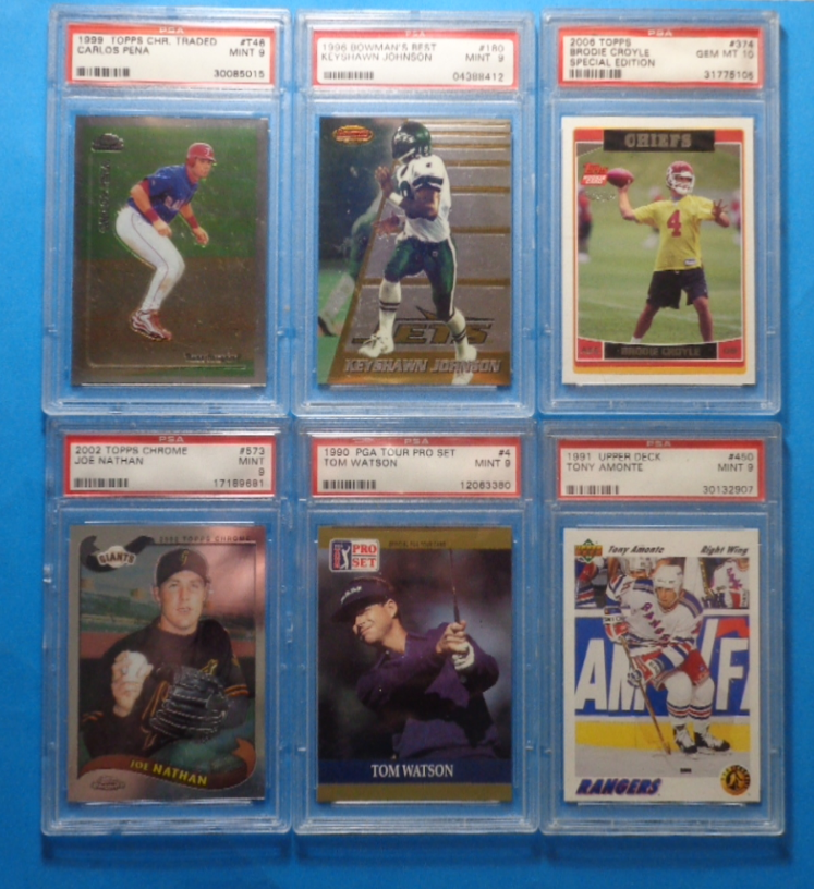 LOT of (95) MIXED Sports All PSA GRADED Cards LIQUIDATION SALE Many RCs LOOK!