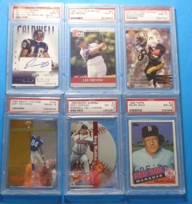 LOT of (95) MIXED Sports All PSA GRADED Cards LIQUIDATION SALE Many RCs LOOK!