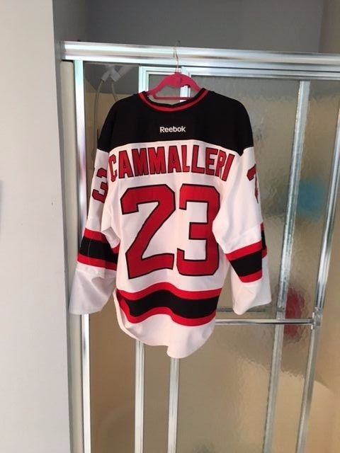 GAME USED Mike Cammalleri 2014-2015 New Jersey Devils Reebok 2.0 Jersey w/ COA