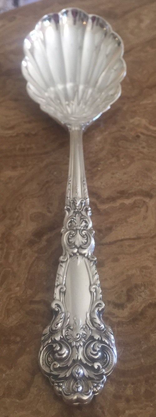 Reed And Barton Sterling Silver Serving Spoon In French Renaissance Pattern