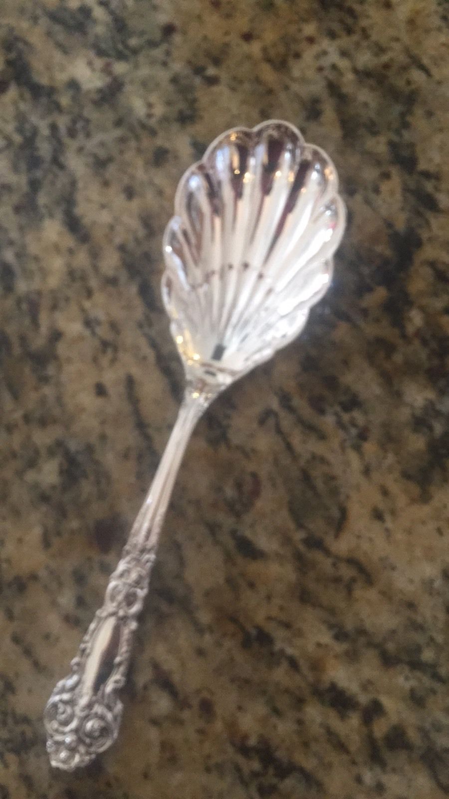 Reed And Barton Sterling Silver Serving Spoon In French Renaissance Pattern