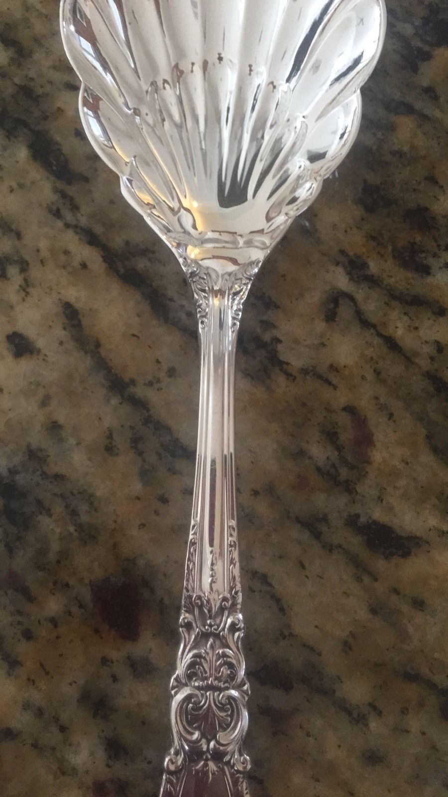 Reed And Barton Sterling Silver Serving Spoon In French Renaissance Pattern