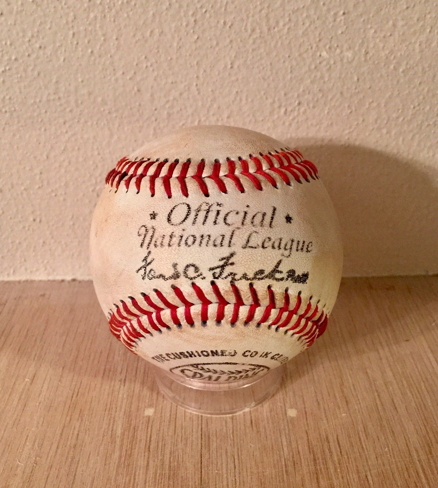 Jackie Robinson Replica Autographed Signed 1950's Style ONL Baseball.