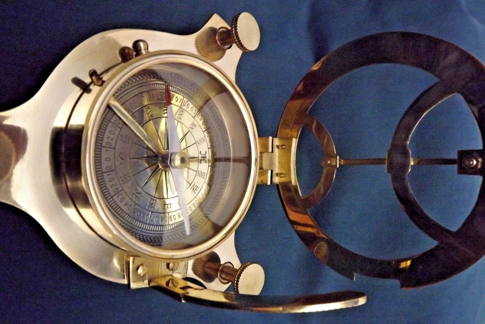 Brass Nautical Maritime Sundial Compass West London