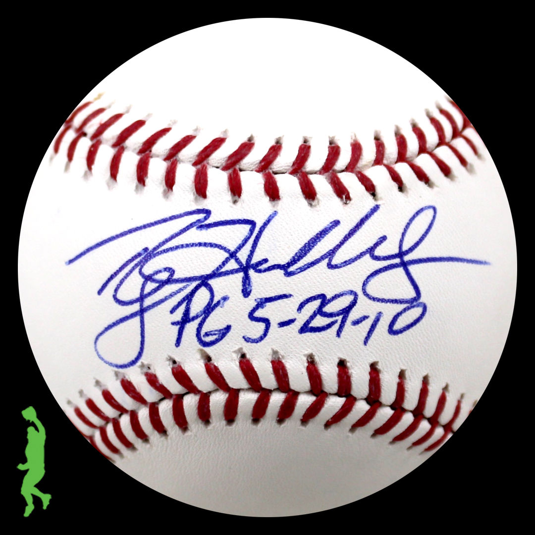 ROY HALLADAY PERFECT GAME SIGNED AUTOGRAPHED BASEBALL BALL PHILLIES JSA COA