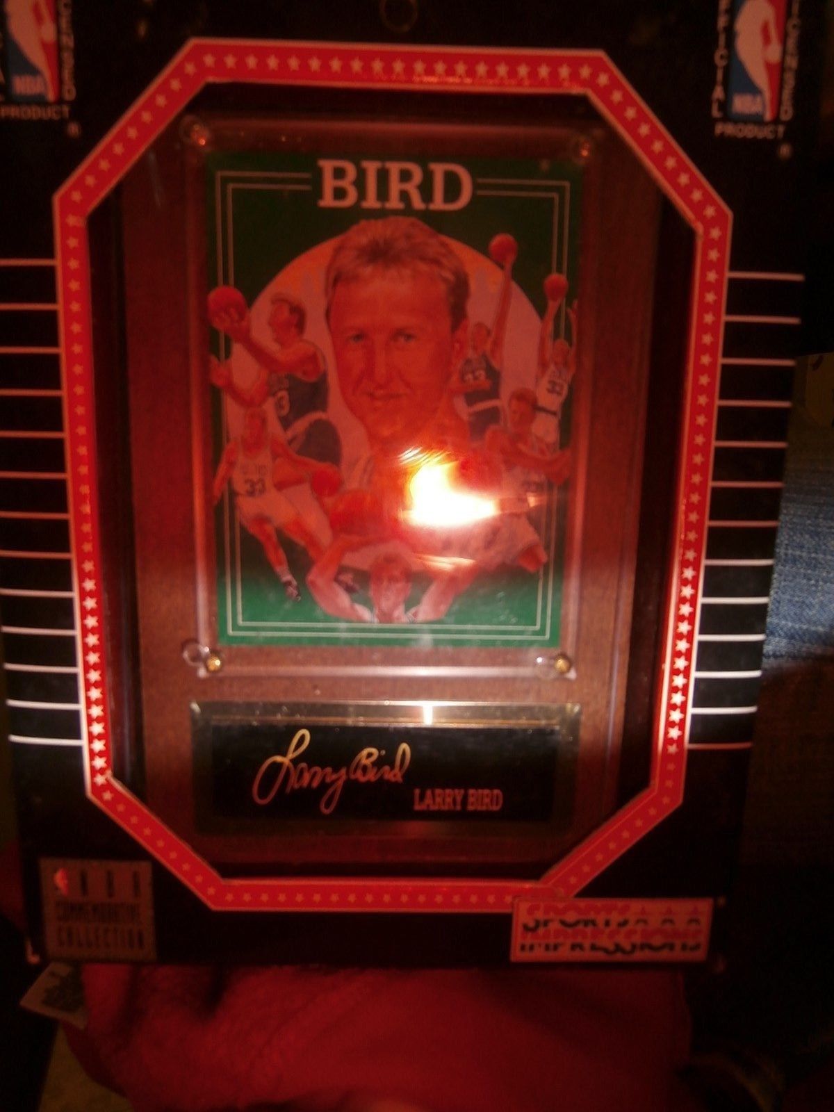 1993 LARRY BIRD SUPERSTAR BOSTON CELTICS NBA COLLECTORS PLAQUE NEW