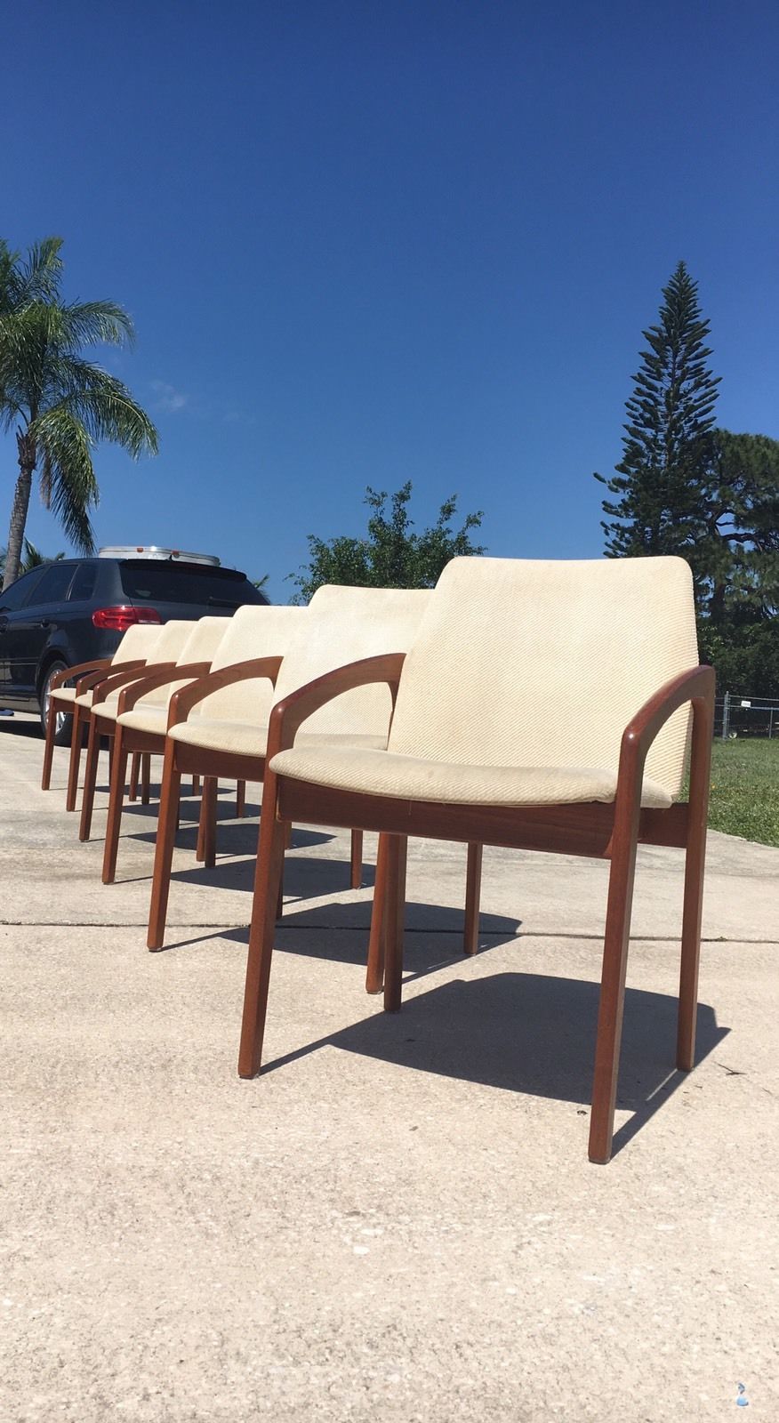 Set Of 6 Danish Modern Teak Dining Chairs By Kai Kristiansen