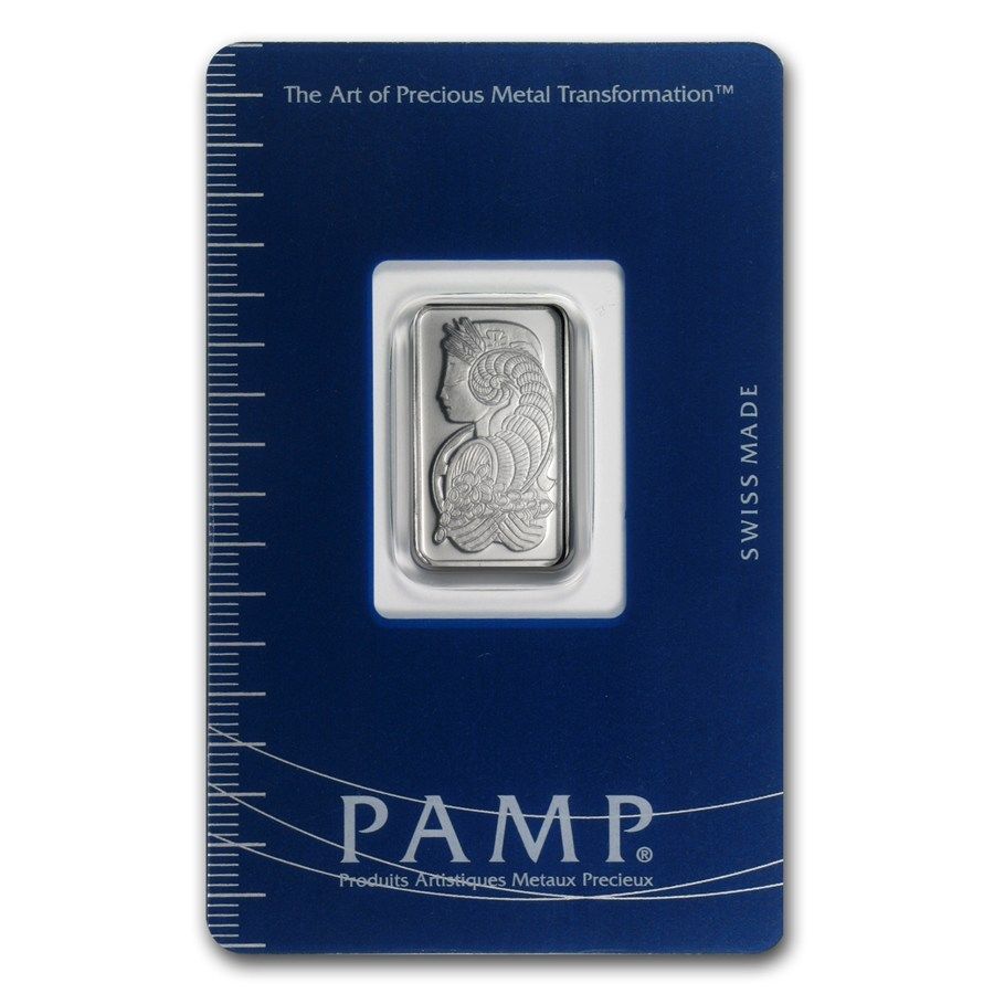 PAMP SUISSE Lady Fortuna 5g (gram) Platinum Bar .9995 PURE