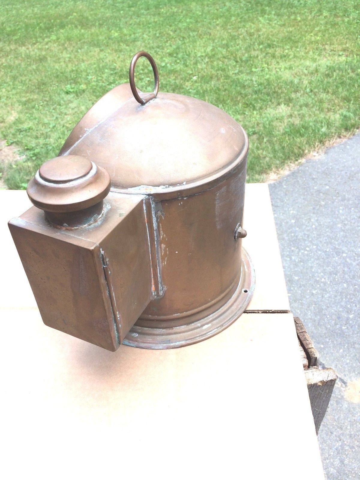 Vintage Brass Ship Binnacle Compass