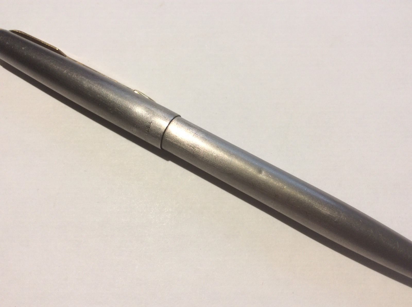 Extremely Rare Vintage Parker Ballpoint Pen T-1 Titanium 1970s