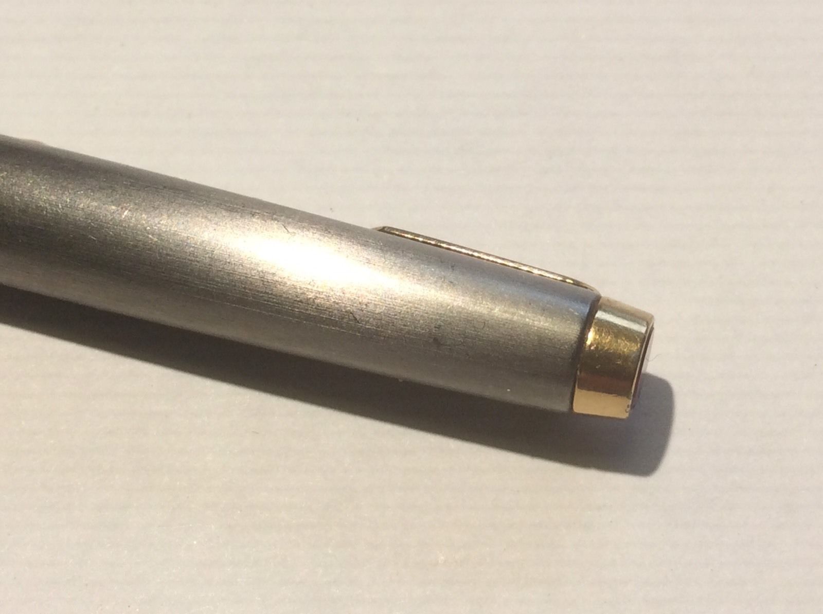 Extremely Rare Vintage Parker Ballpoint Pen T-1 Titanium 1970s