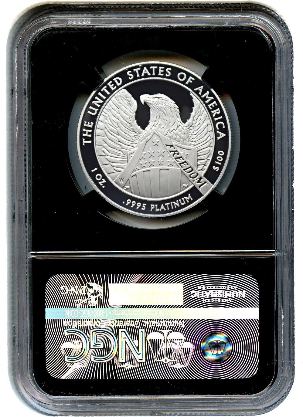 2007-W Platinum Eagle $100 NGC PR 70 UCAM - Statue Liberty 1 oz