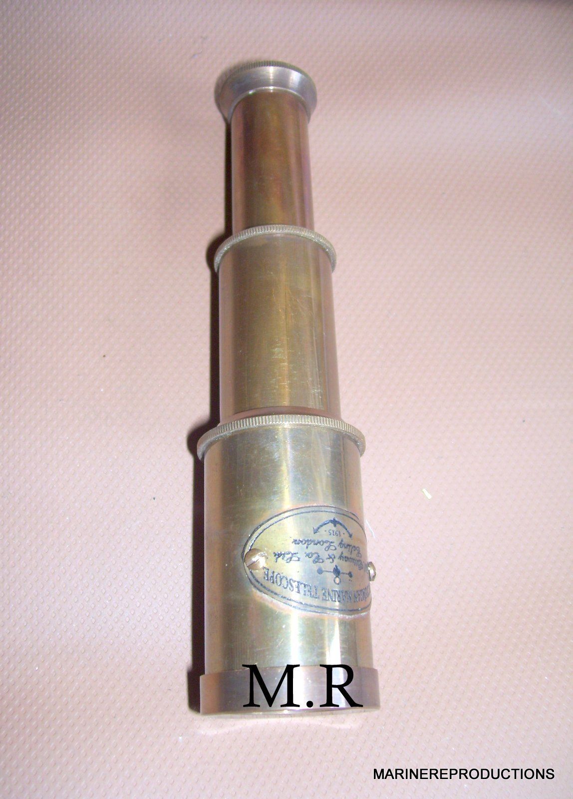 Antique-Brass-Victorian-Telescope-Spyglass-Telescope-Nautical marine spyglass 6"