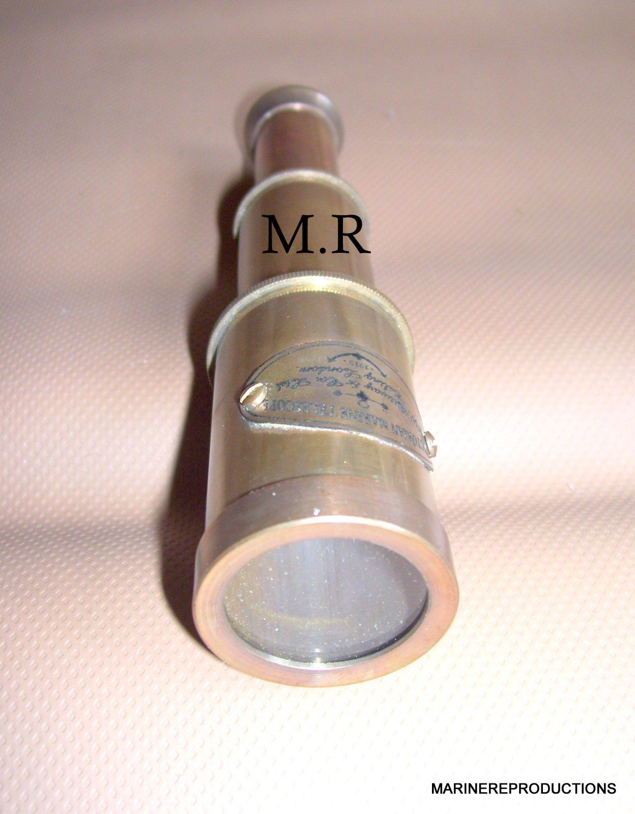 Antique-Brass-Victorian-Telescope-Spyglass-Telescope-Nautical marine spyglass 6"