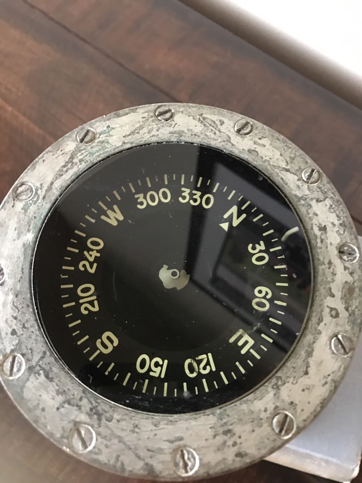 Mark 2 US Navy ANTIQUE BUREAU OF SHIPS # 5 COMPASS - John Hand And Sons