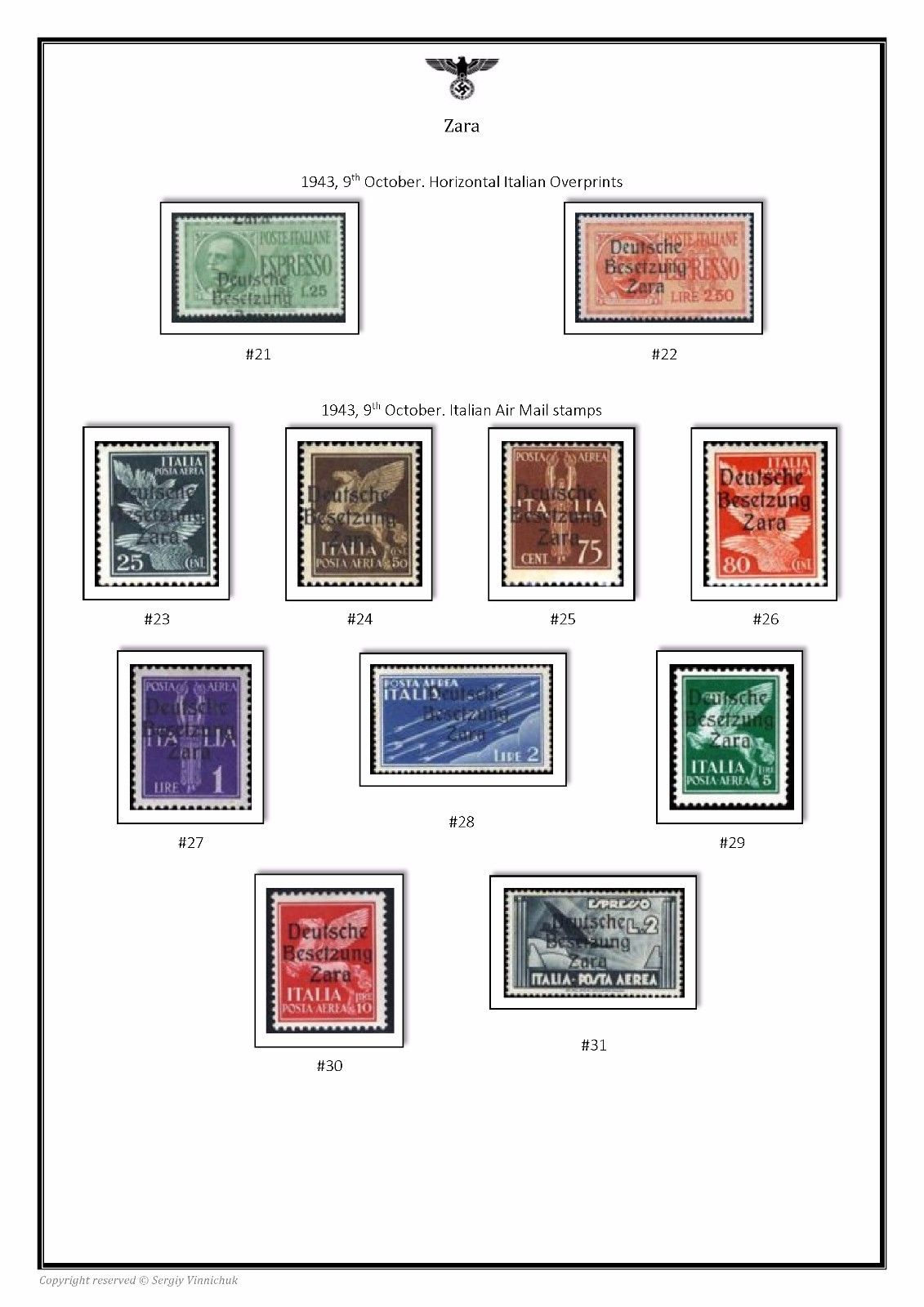 Germany Third Reich Deutsch Occupied Territories 1939-1945 PDF STAMP ALBUM PAGES