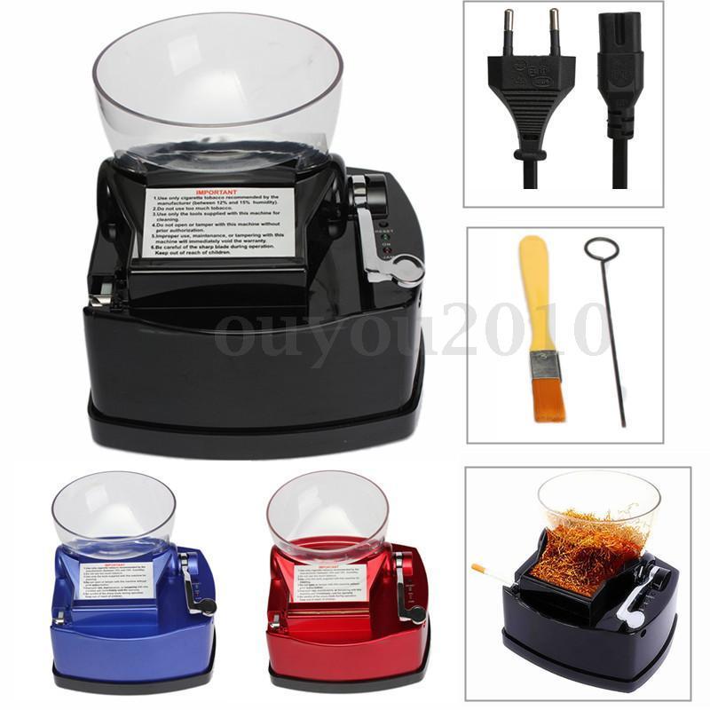 Hot Electric Cigarette Rolling Machine Tobacco Roller Automatic Injector Maker