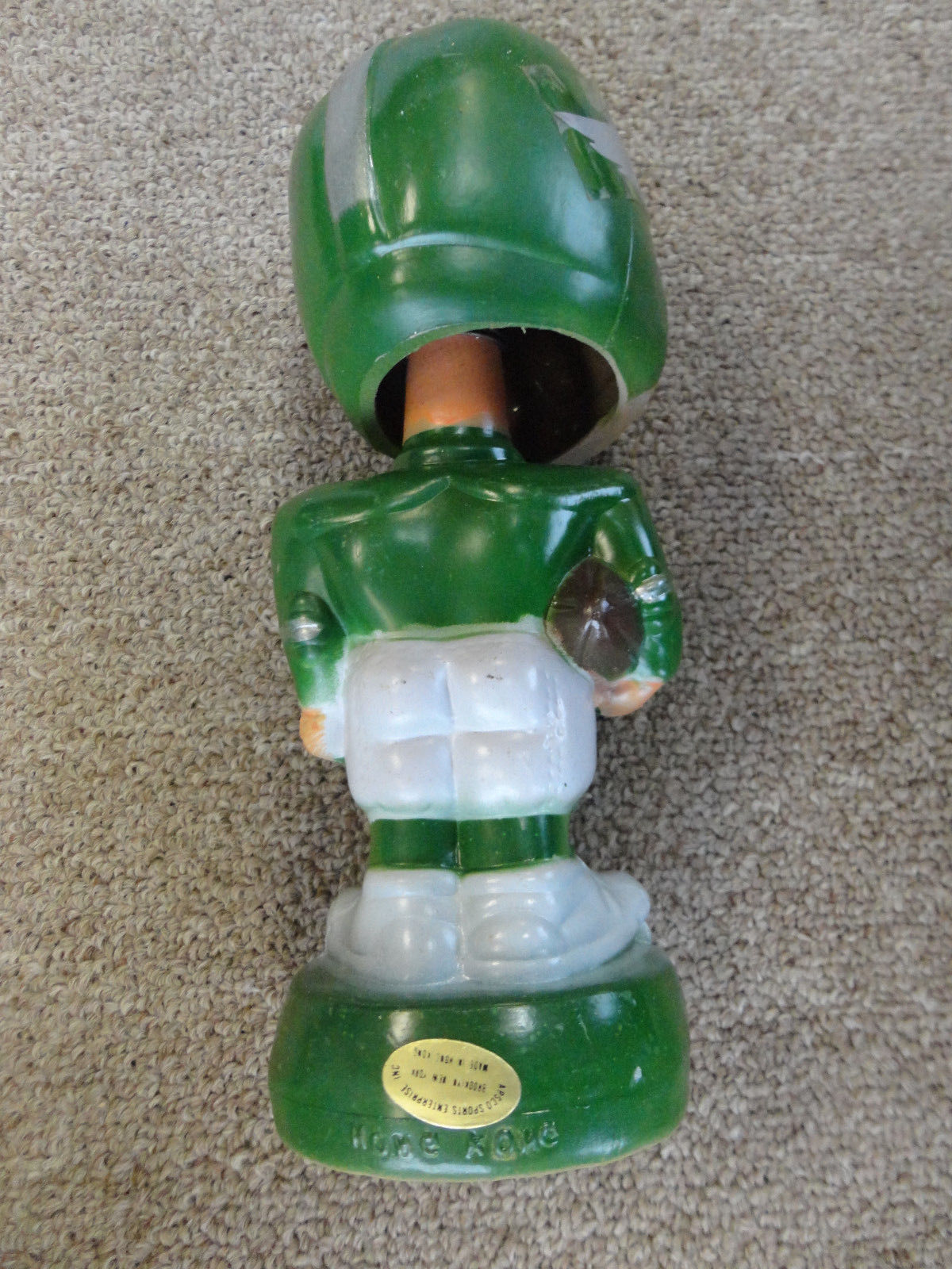 Vintage Football Bobble Head Doll Team Custom W/Box; APSCO SPORTS ENTERPRIZE