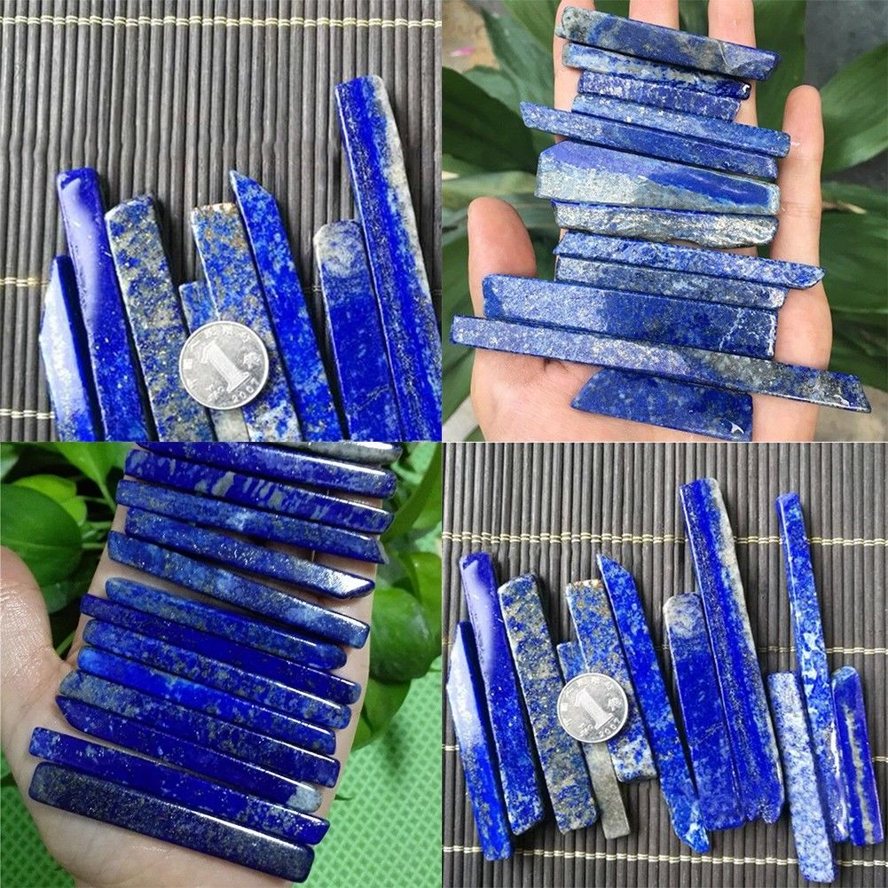 100g Natural Lapis lazuli Quartz Crystal Point Specimen Healing Stone Pure