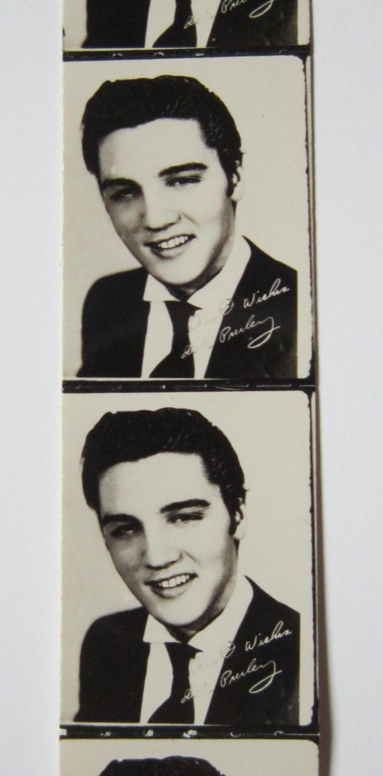 Elvis Presley Photo Strip, Vintage 1950s Mini Photos From Charm Bracelet