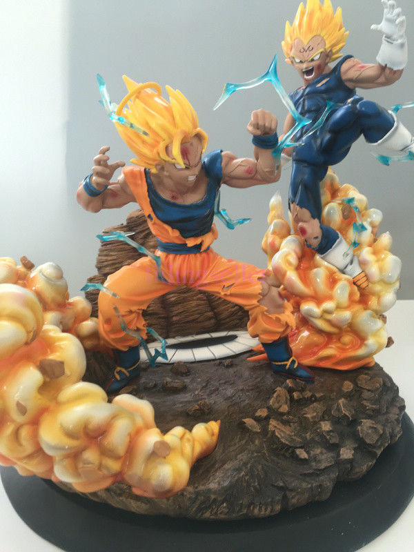 RE- GK Resin Statue - Dragonball Z Kai - Goku VS Manji Vegeta -IN STOCK