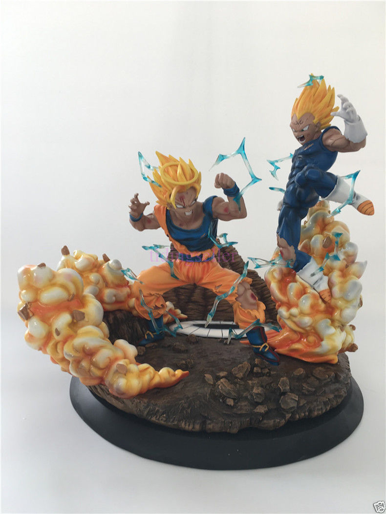 RE- GK Resin Statue - Dragonball Z Kai - Goku VS Manji Vegeta -IN STOCK