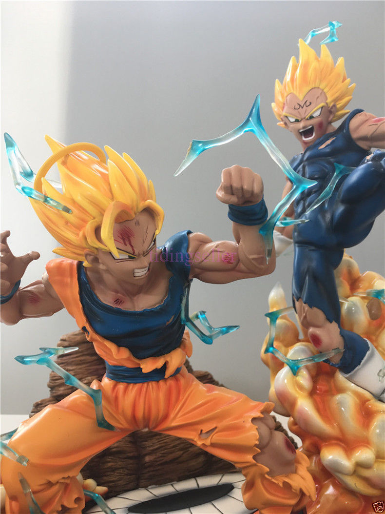 RE- GK Resin Statue - Dragonball Z Kai - Goku VS Manji Vegeta -IN STOCK