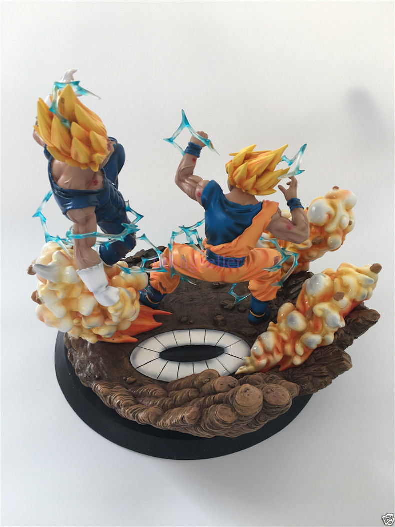 RE- GK Resin Statue - Dragonball Z Kai - Goku VS Manji Vegeta -IN STOCK