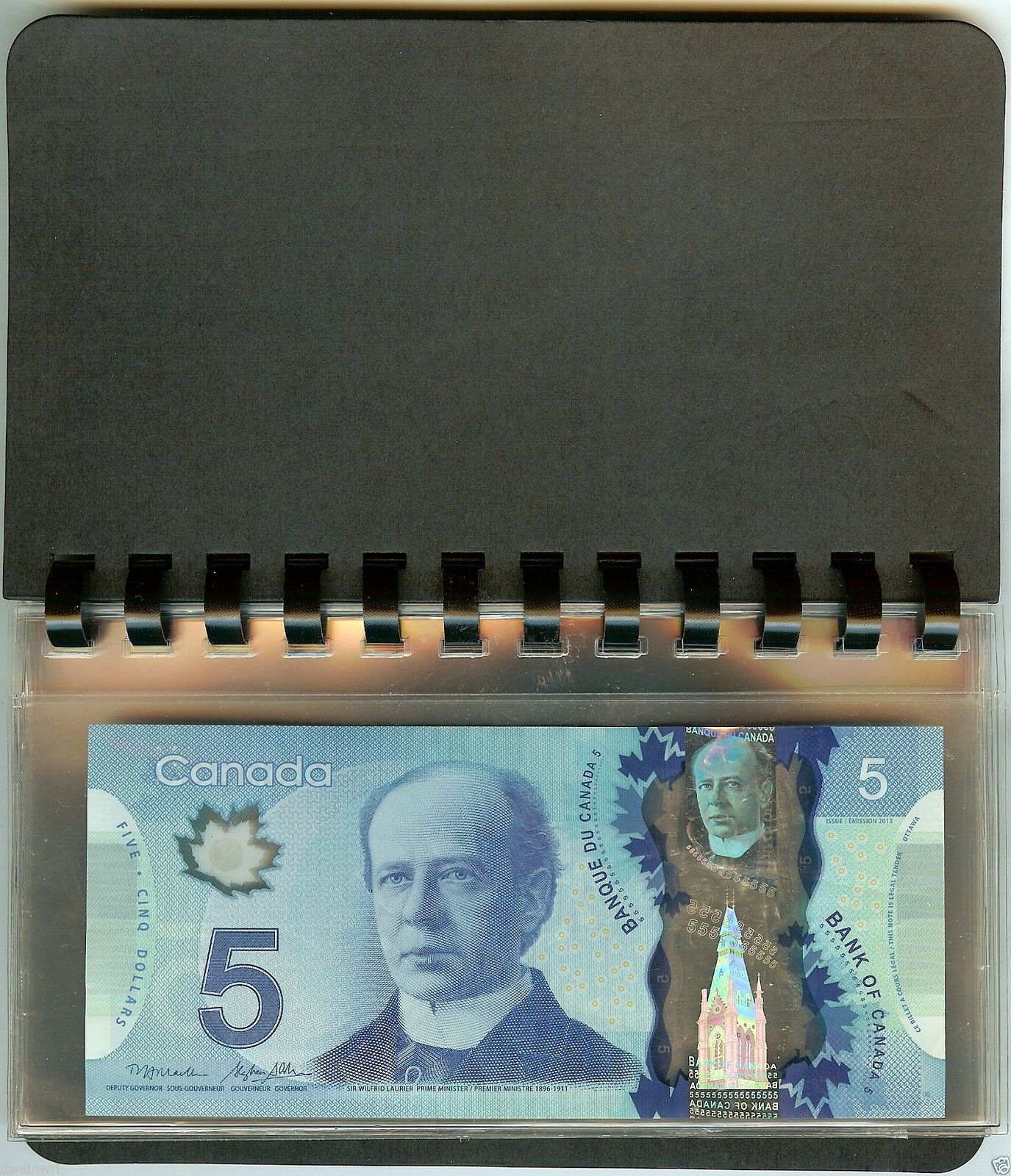 Unisafe Currency Album - for Medium Bills 4"x7"