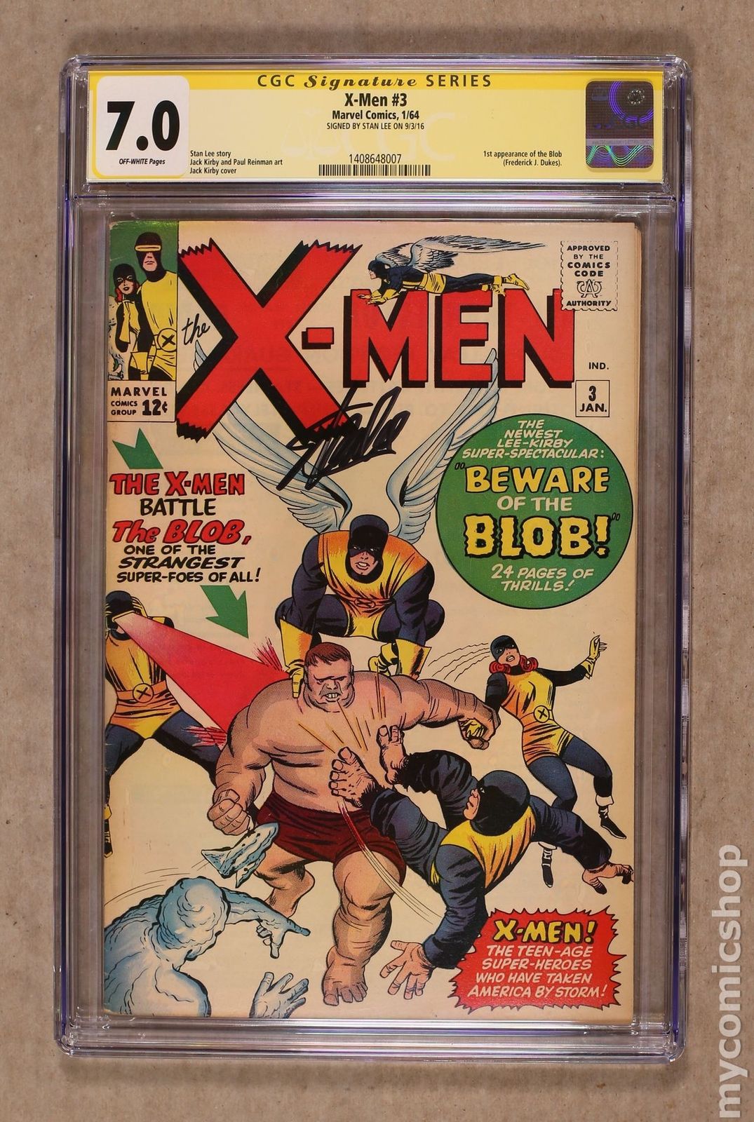 Uncanny X-Men (1963 1st Series) #3 CGC 7.0 SS 1408648007