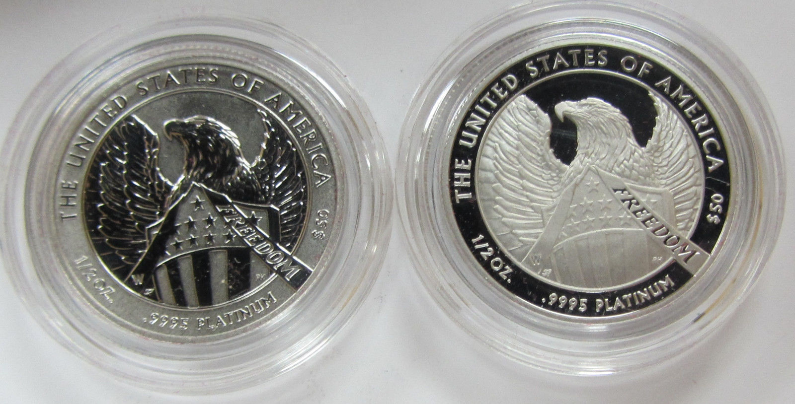 2007-W Proof Platinum American Eagle - 10th Anniversary 2- Coin Set w/ Box & CoA