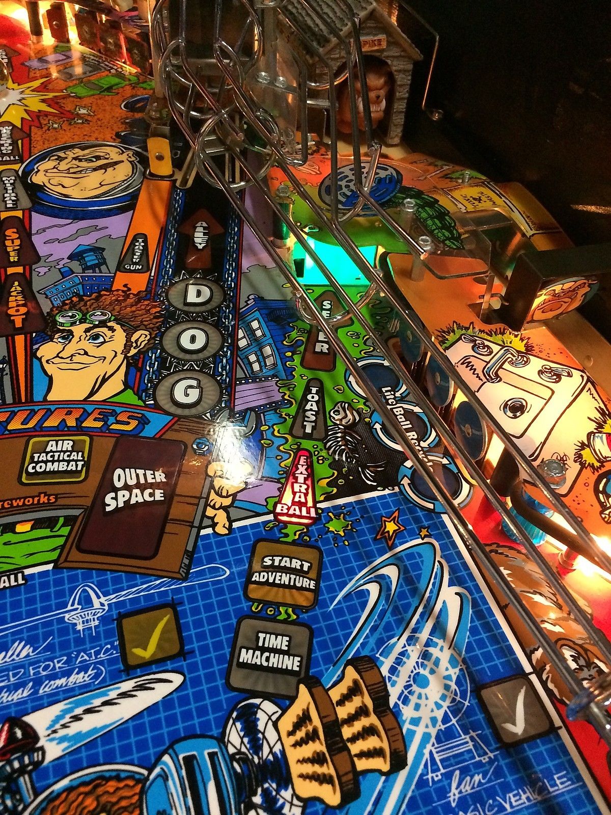 Sewer Light for Junkyard Pinball - Interactive with Game Play