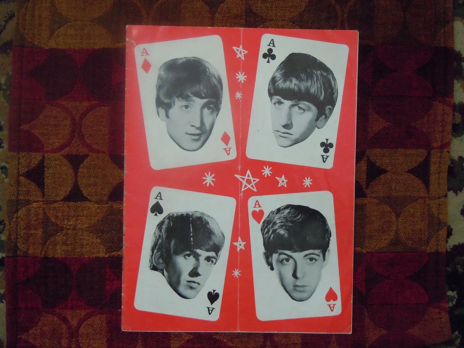 The Beatles Authentic Program Signed 10/09/64 John Lennon's Birthday Autographs