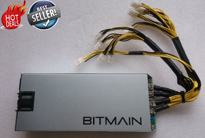 Antminer Bitmain 1600w PSU For S5 S7 S9 Power Supply Bitcoin (APW3+-12-1600-A3)