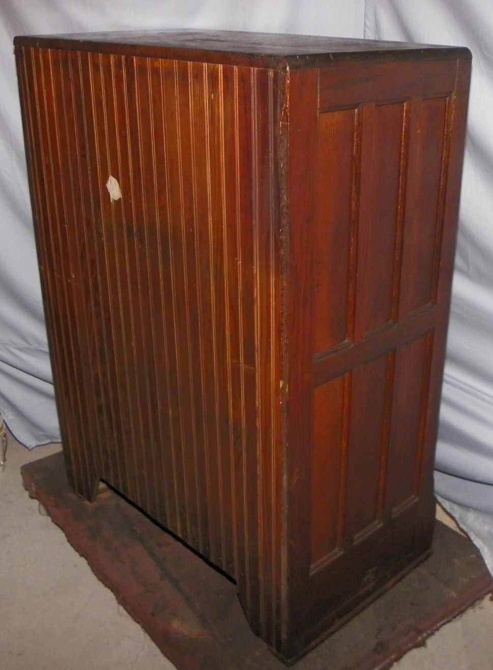 Antique Oak Ice Box – Herrick Refrigerator Company Waterloo, Iowa