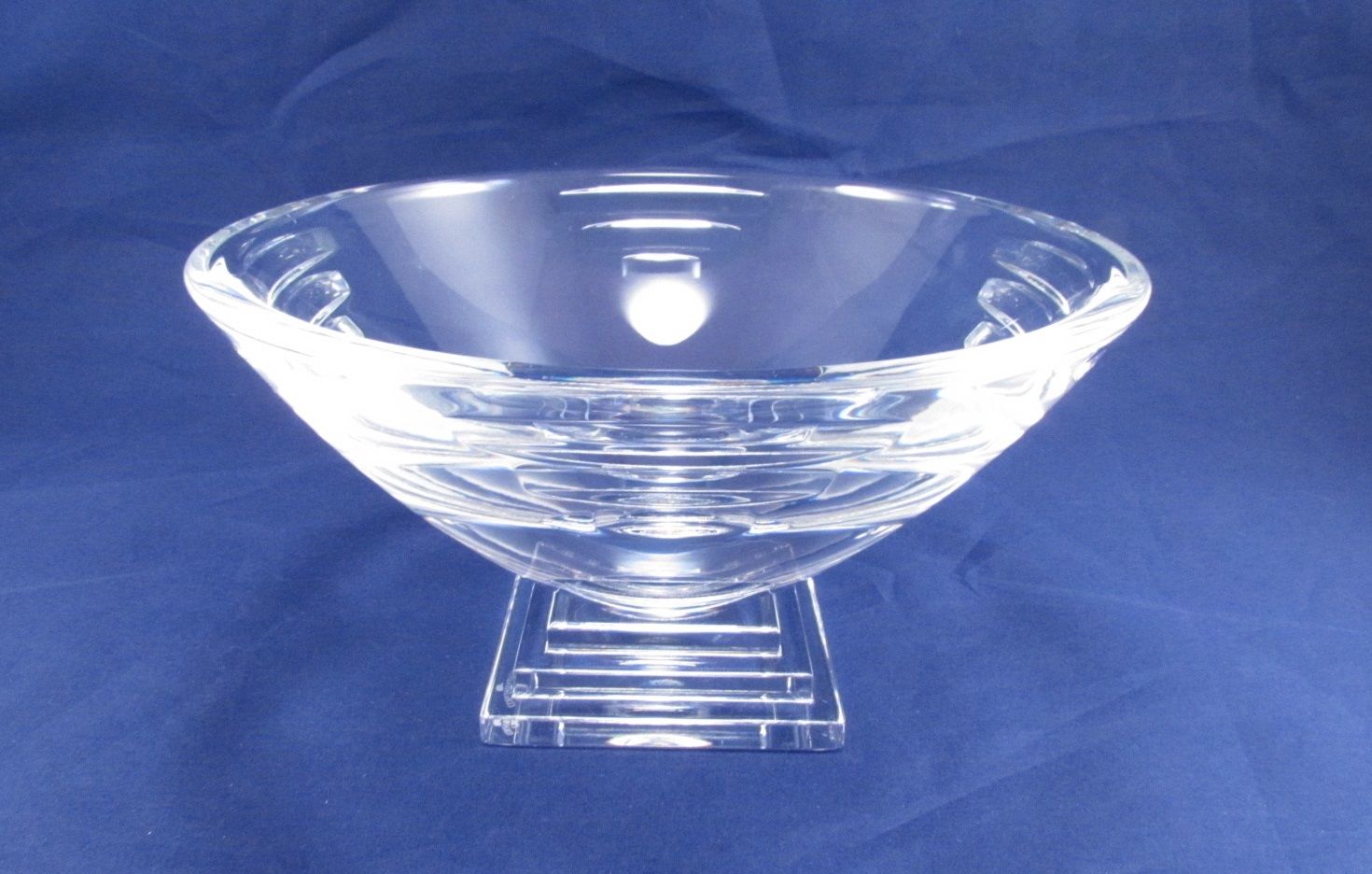 Waterford Crystal METROPOLITAN Art Deco Footed Bowl - 6 5/8"