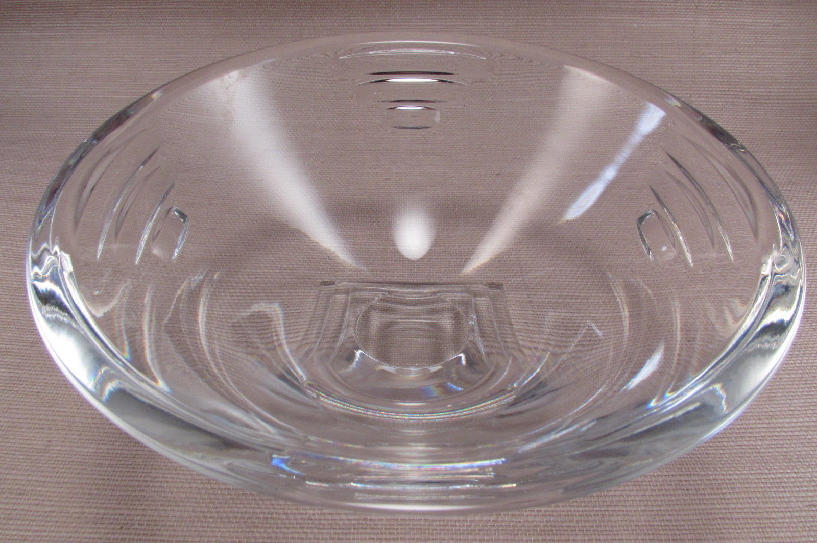 Waterford Crystal METROPOLITAN Art Deco Footed Bowl - 6 5/8"