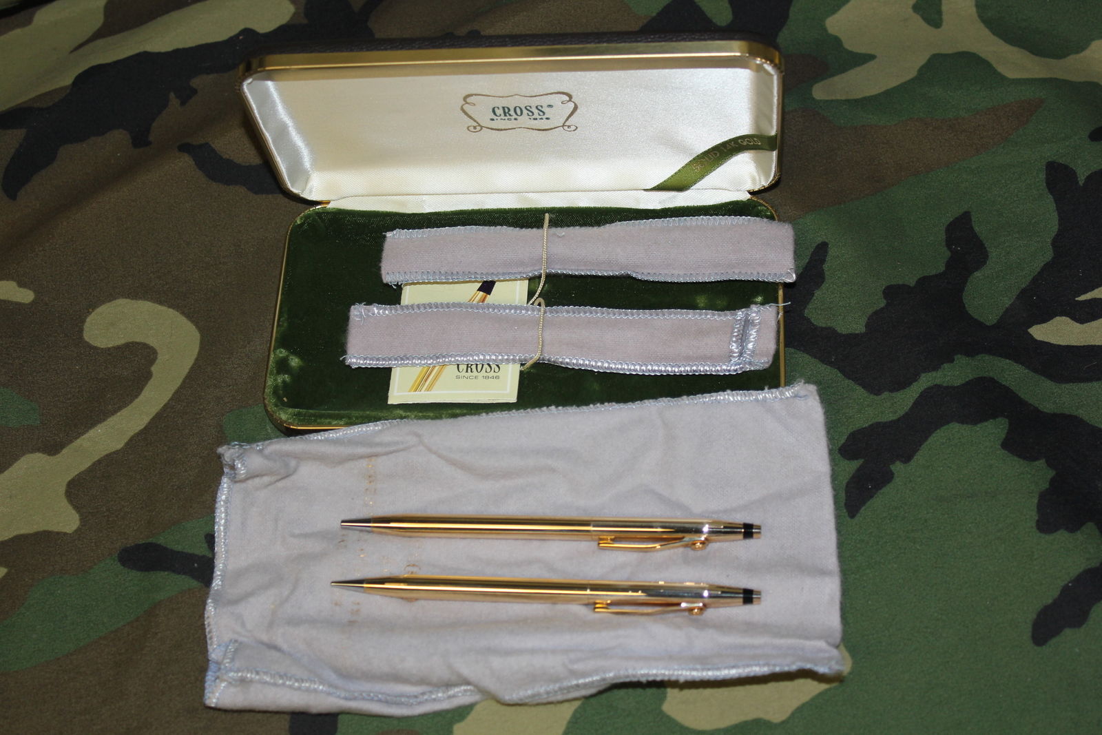 Cross 14k Solid Gold Pen and Pencil Set No. 8001