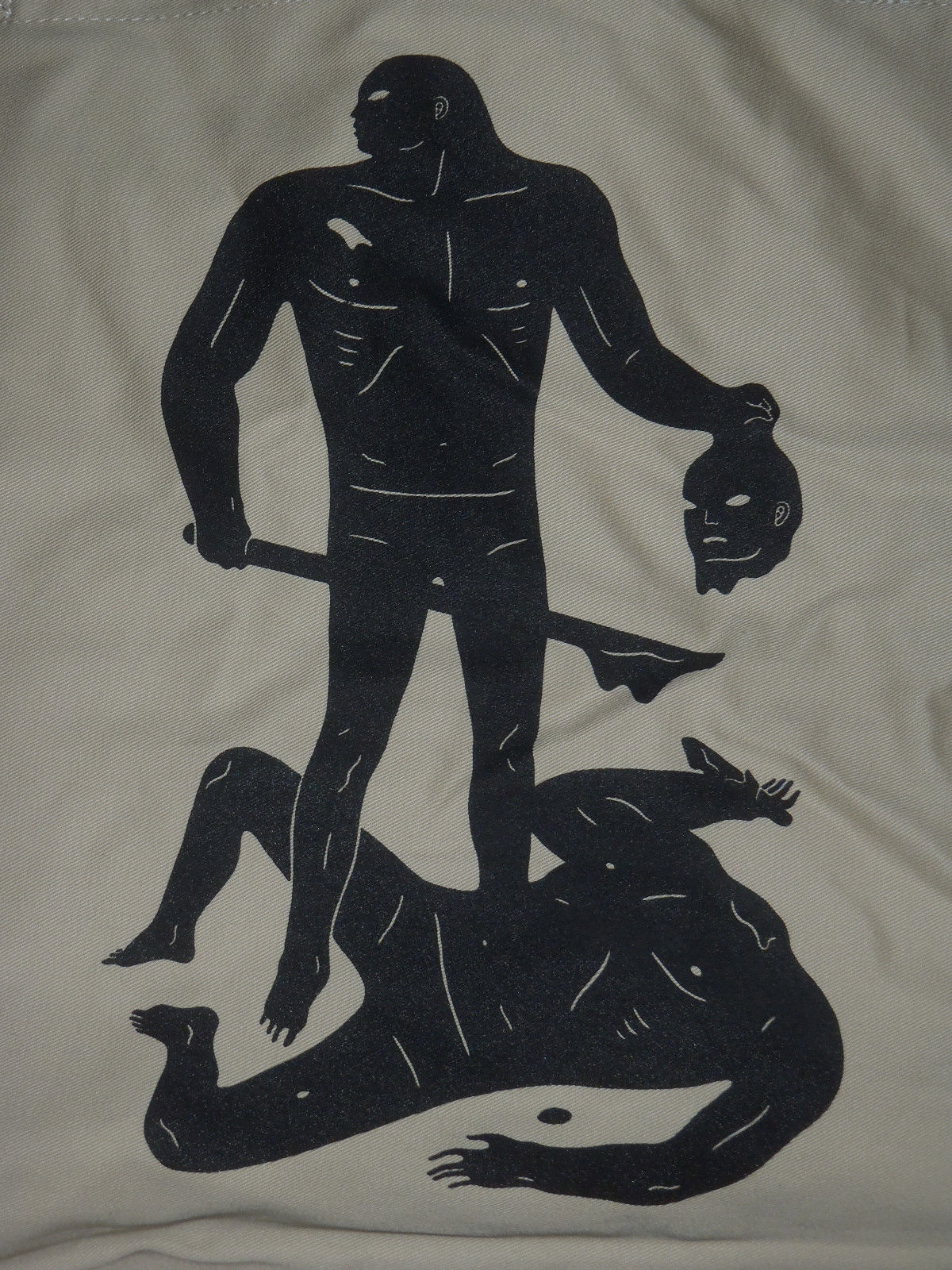 Cleon Peterson silk screen book bag tote not a poster Obey LA Art Book Fair