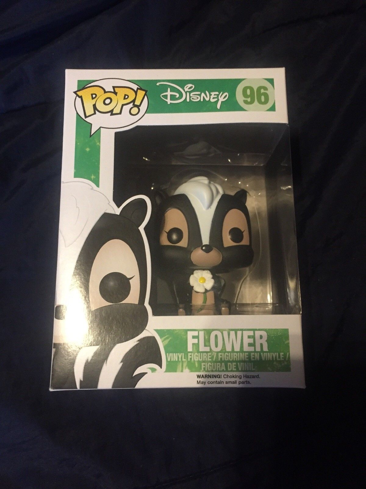 Funko Pop Disney Series Bambi Flower #96 Vinyl Figure With Protector Box Toy New