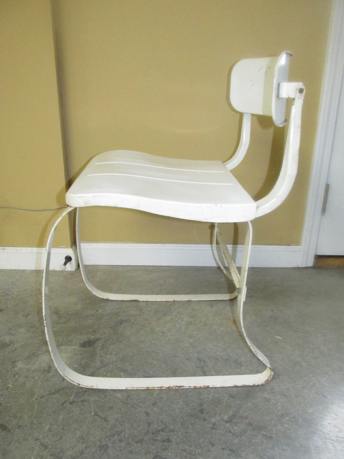 Vintage Ironrite Machine Age Industrial Mid Century Health Chair Herman Sperlich