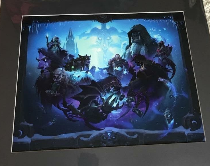 SDCC 2017 BLIZZARD EXCLUSIVE HEARTHSTONE PRINT RARE LIMITED