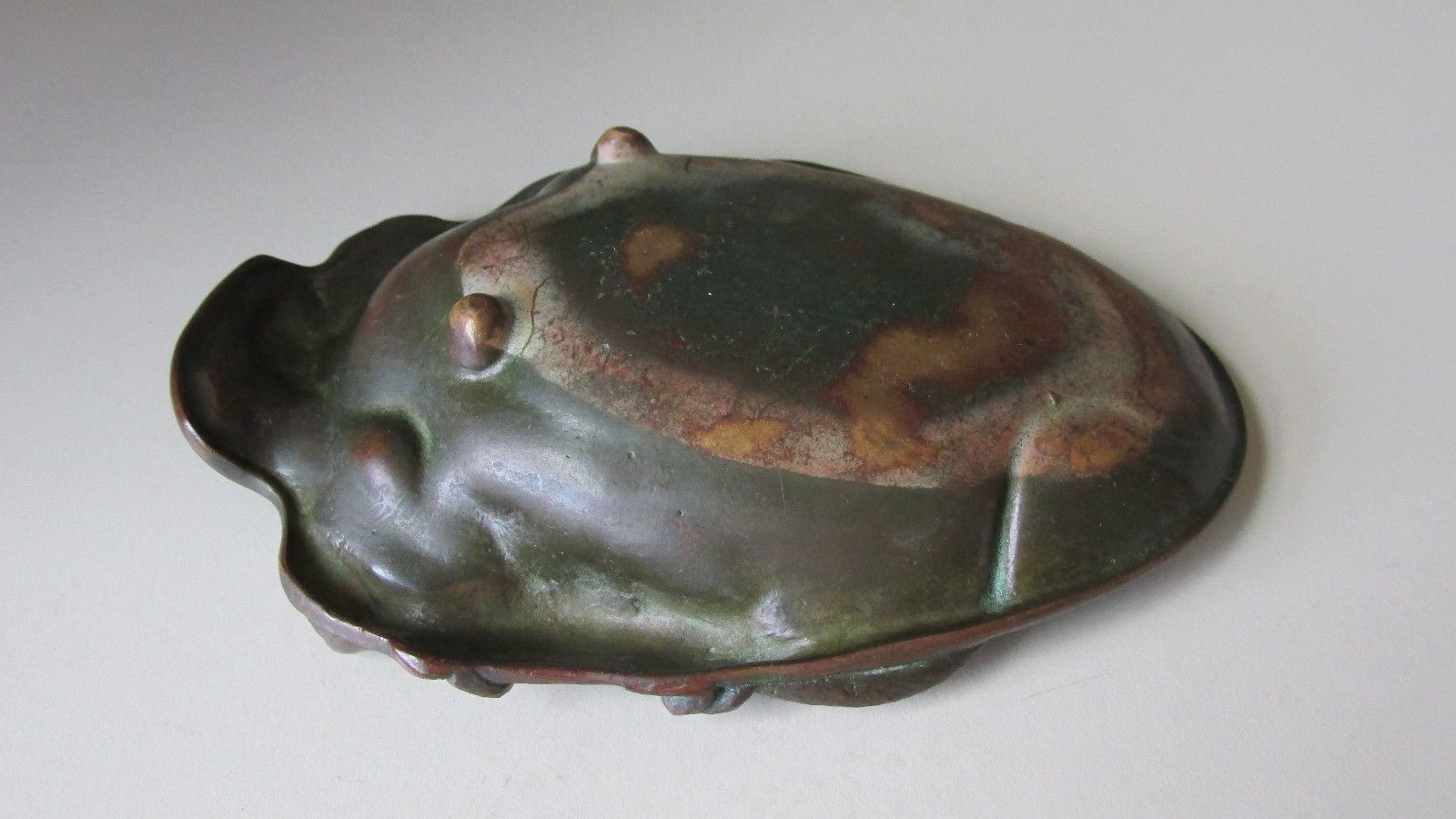 Antique GORHAM Bronze Art Nouveau Figural Lizard Tray *FREE SHIPPING*