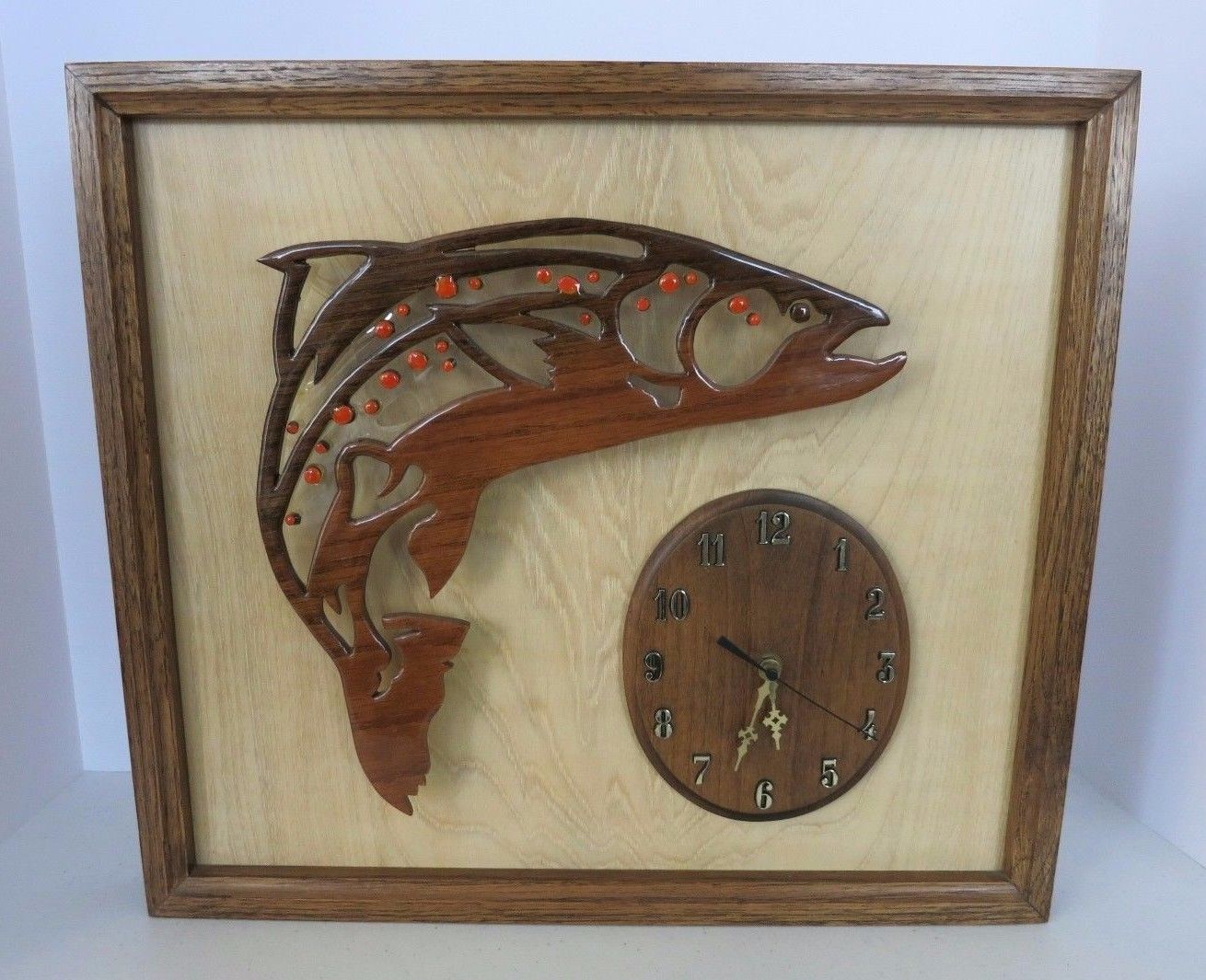 Mid-Century Danish Modern Teak Wall Clock