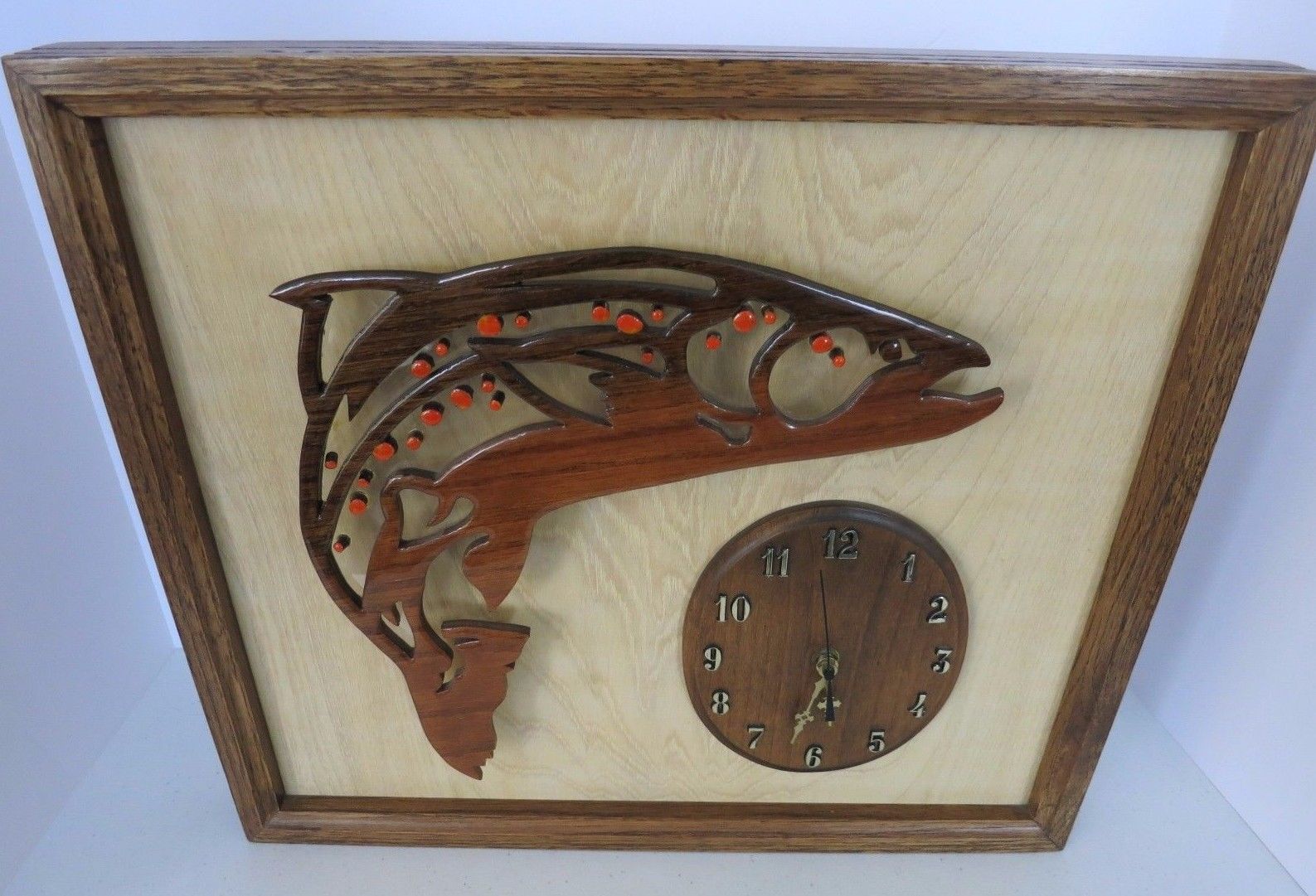 Mid-Century Danish Modern Teak Wall Clock