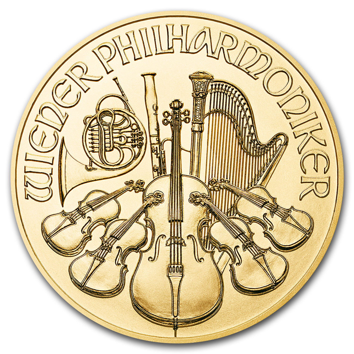 2016 Austria 1/4 oz Gold Philharmonic BU - SKU #94937